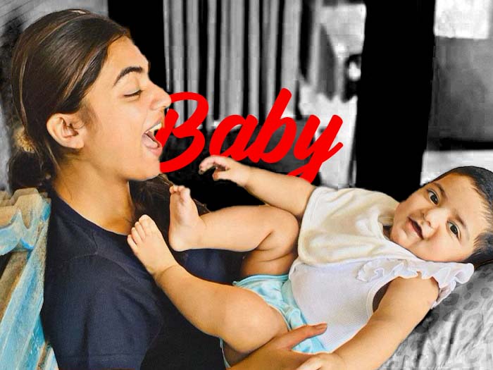 Fahadh Faasil And Nazaria Nazim Baby