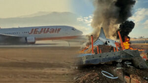 south korea plane crash and it convert into the fire ball 