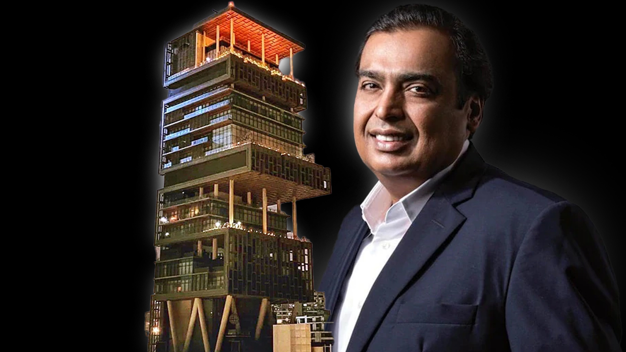 Mukesh ambani house and Life Journey in Hindi